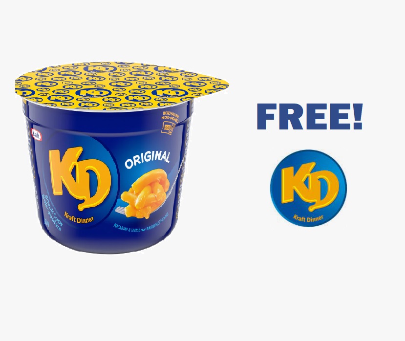 Image FREE Kraft Dinner Original Macaroni & Cheese Snack Cups
