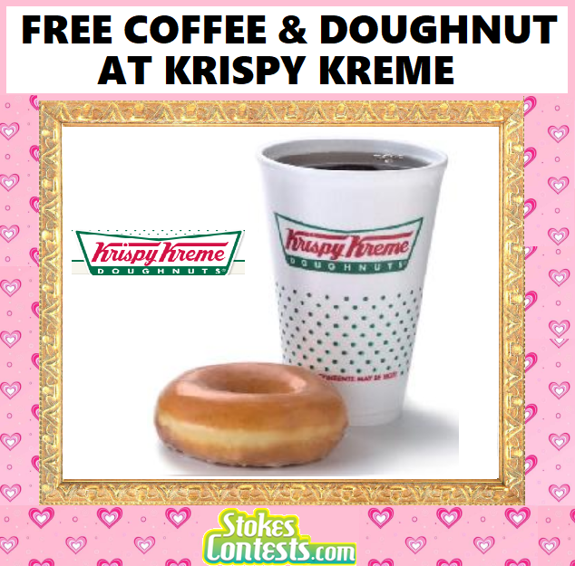 Image FREE Coffee and Doughnut @Krispy Kreme!