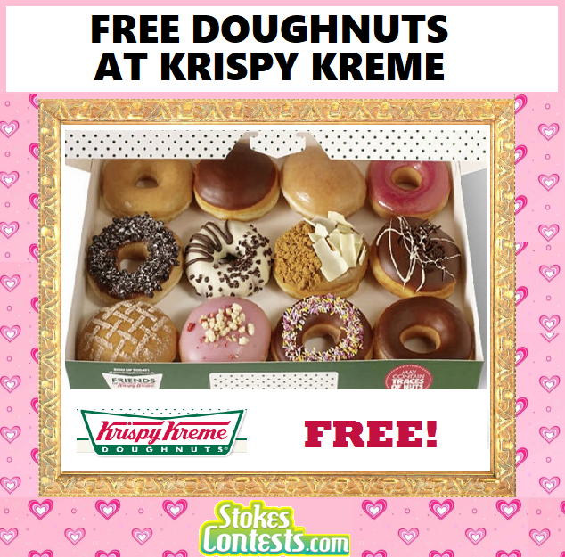 Image FREE Doughnut at Krispy Kreme TODAY!