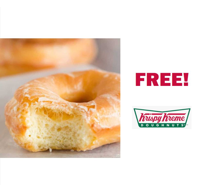 Image FREE Krispy Kreme Doughnut!