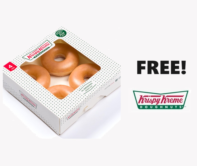 Image FREE Krispy Kreme Glazed Doughnuts (4 Pack)