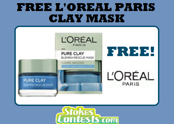 Image FREE L'Oreal Paris Clay Mask