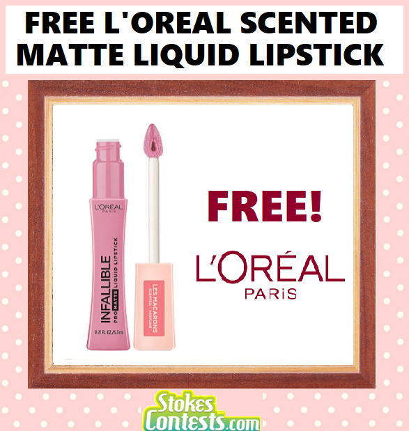 Image FREE L'Oreal Scented Matte Liquid Lipstick