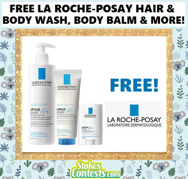 Image FREE La Roche-Posay Hair & Body Wash, Body Balm & Itch Relief
