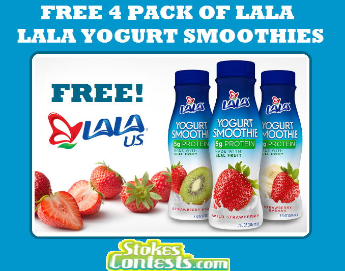 Image FREE 4 PACK of Lala Yogurt Smoothies