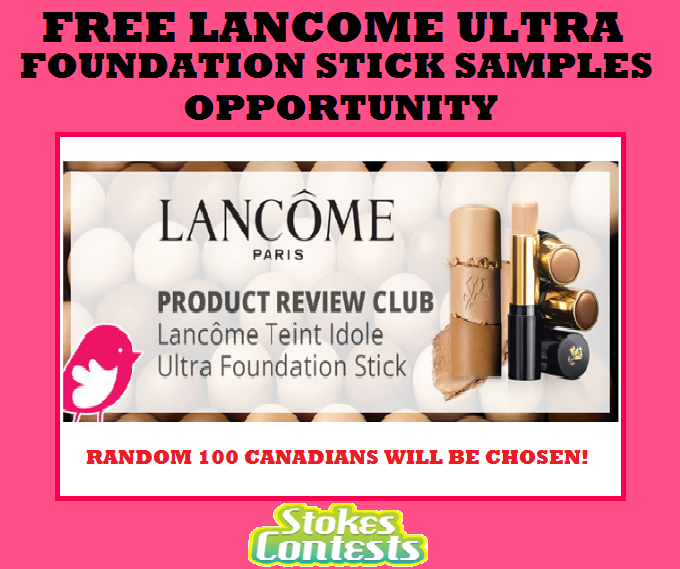 Image FREE Lancome Teint Idole Ultra Foundation Stick Samples Opportunity
