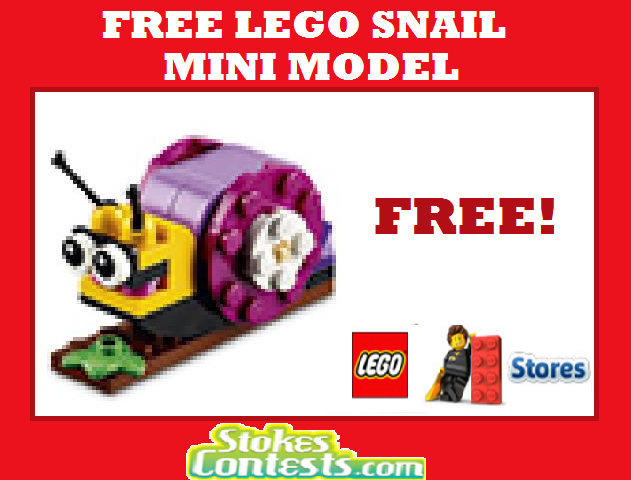 Image FREE LEGO Snail Mini Model