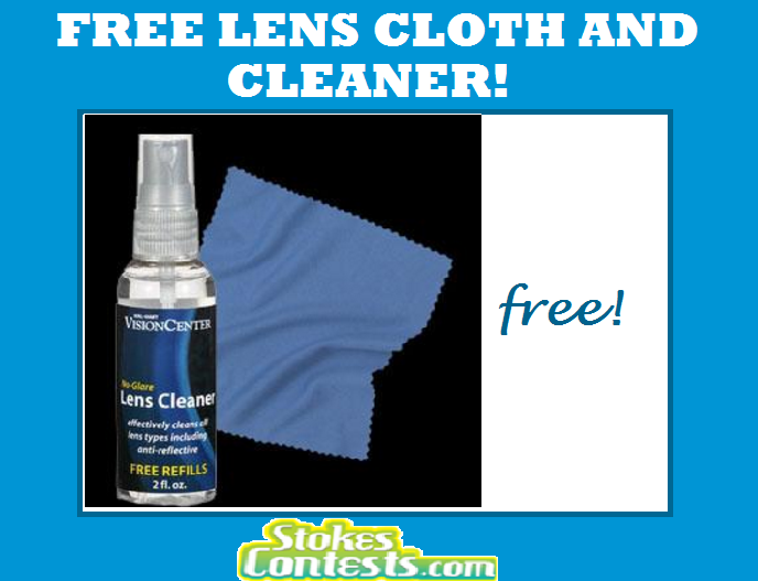 Image FREE Lens Cloth & Bottle of Cleaner