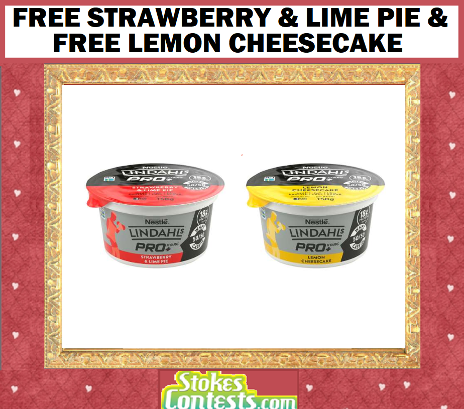 Image FREE Strawberry & Lime Pie & FREE Lemon Cheesecake