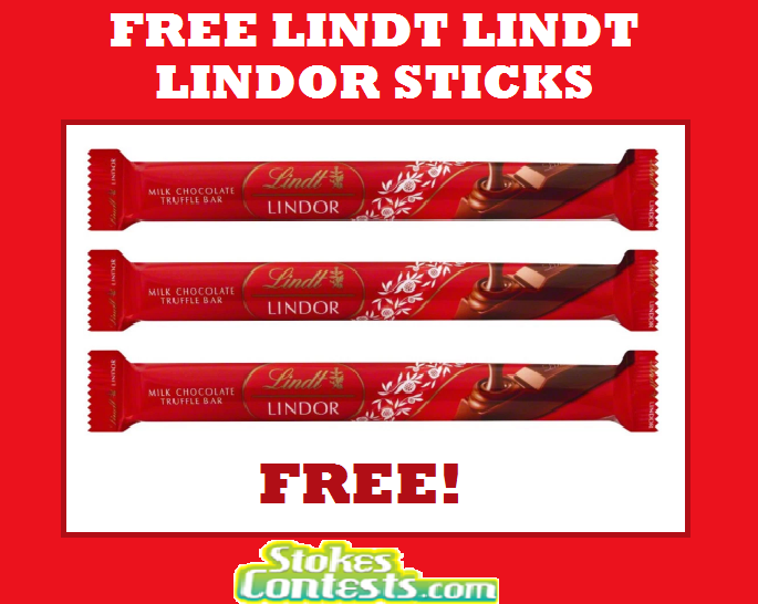 Image FREE Lindt Lindor Stick TODAY ONLY!