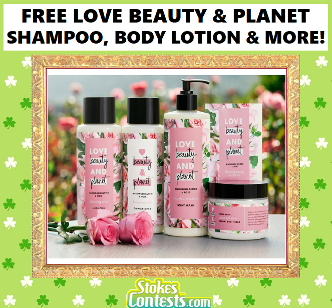 Image FREE Love Beauty & Planet ORGANIC Shampoo, Conditioner, Body Lotion & MORE!