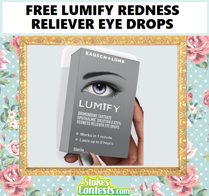 Image FREE LUMIFY Redness Reliever Eye Drops!