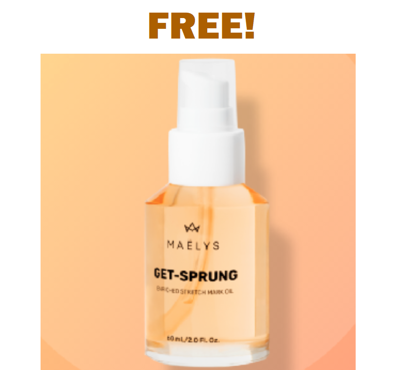 Image FREE Bottle of MAELYS Enriched Stretch Mark Oil