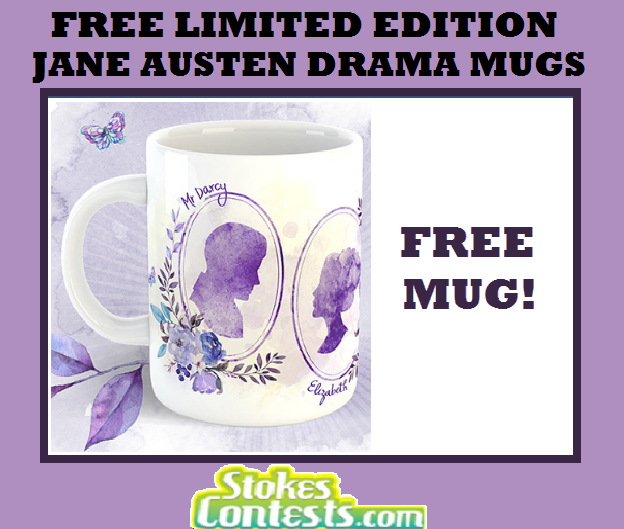 Image FREE Limited Edition Jane Austen Drama Mugs