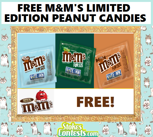 Image FREE M&M's Limited Edition Peanut Candies