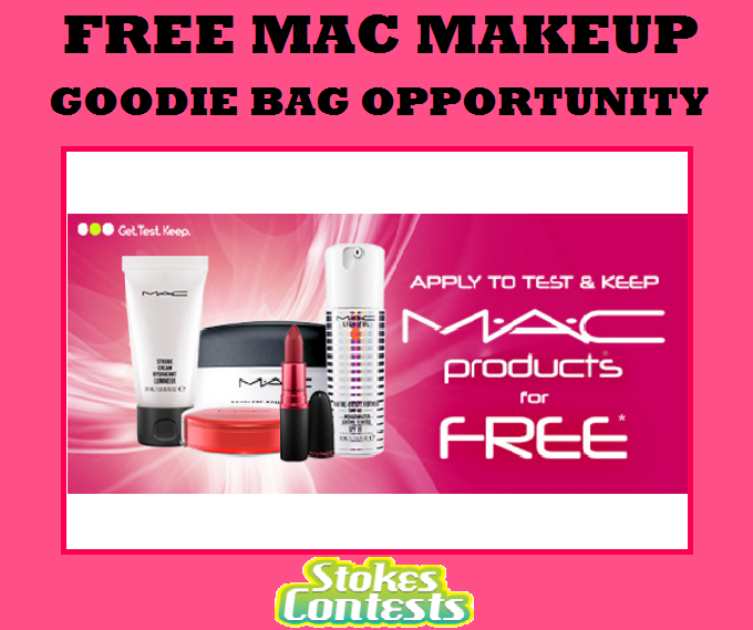 Image FREE Mac Makeup Goodie Bag Valued £100 Opportunity