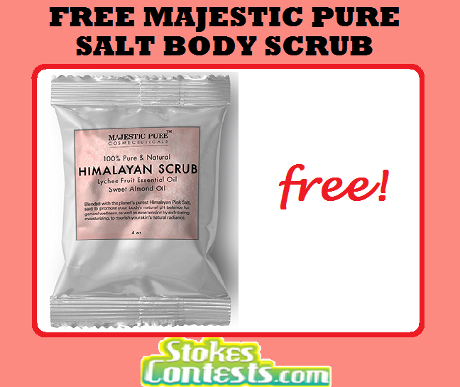 Image FREE Majestic Pure Himalayan Salt Body Scrub 