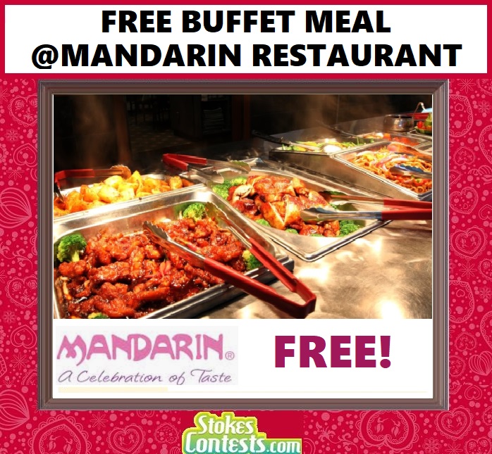Image FREE Buffet @Mardarin Restaurant on Canada Day!