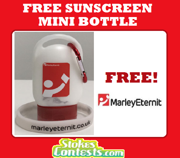 Image FREE Marley Eternit Sun Cream Mini Bottle