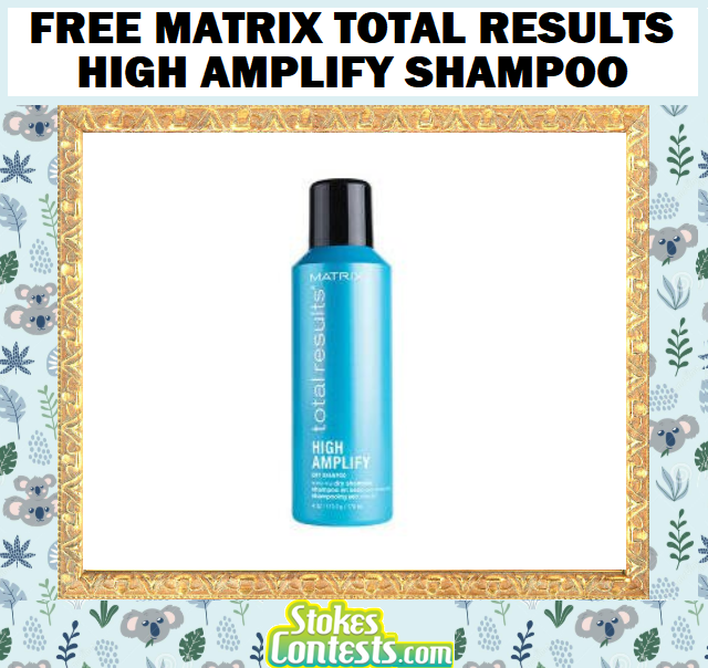 Image FREE Matrix Total Results High Amplify Shampoo
