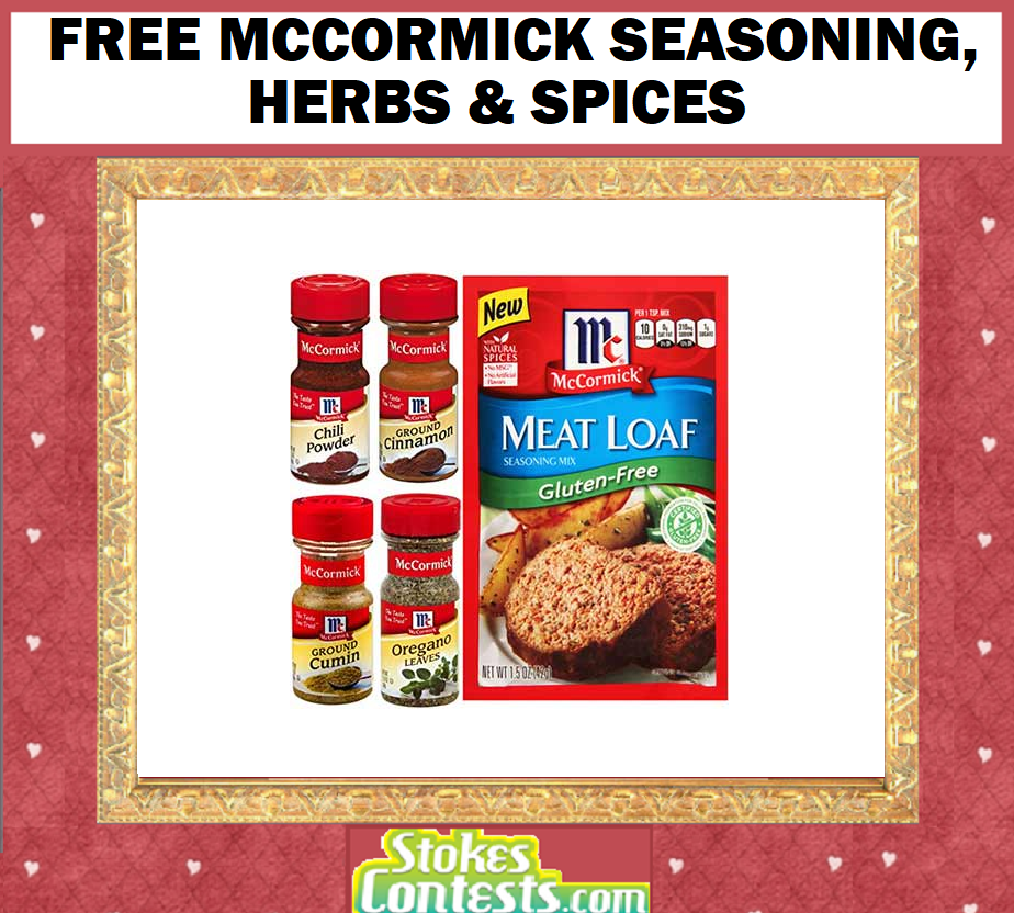 Image FREE McCormick Seasoning, Herbs & Spices