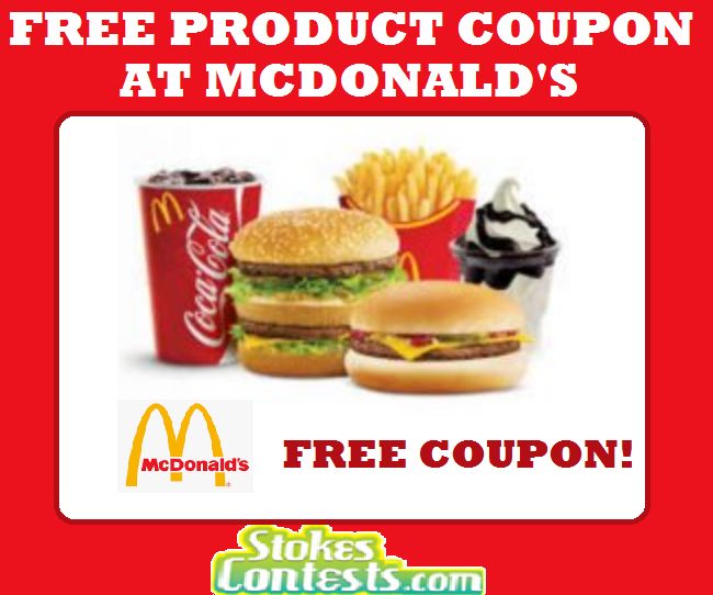 Image FREE Product Coupon @McDonald's