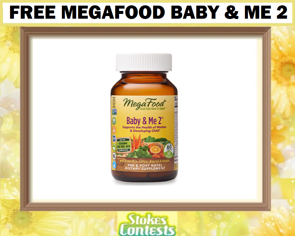 Image FREE MegaFood Baby & Me 2 Prenatal Vitamins & Coupons