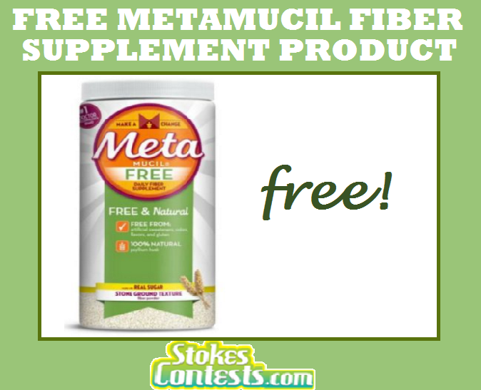 Image FREE Metamucil Fiber Supplement Product 