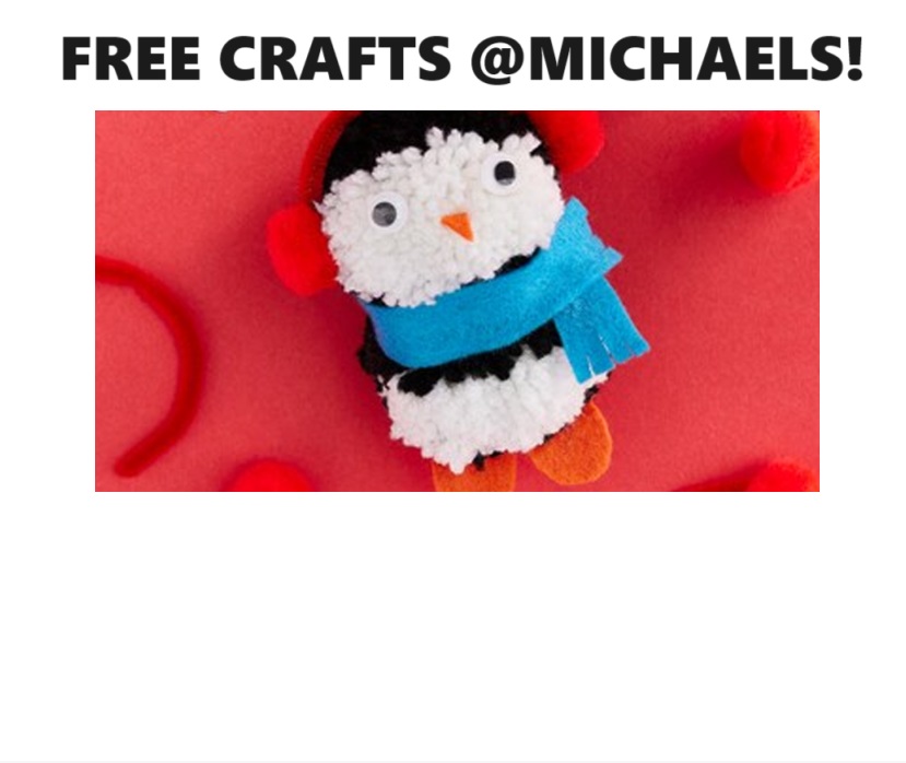 Image FREE Craft Events at Michaels this January & February!