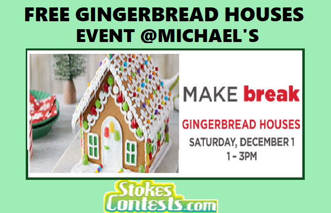 Image FREE Gingerbread Houses Event @Michael's