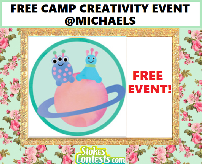Image FREE Camp Creativity at Michaels!