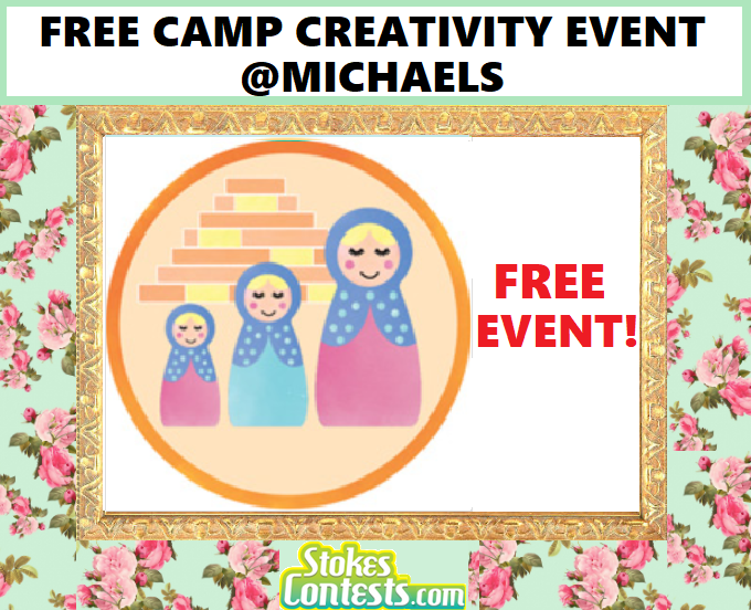 Image FREE Camp Creativity at Michaels!!