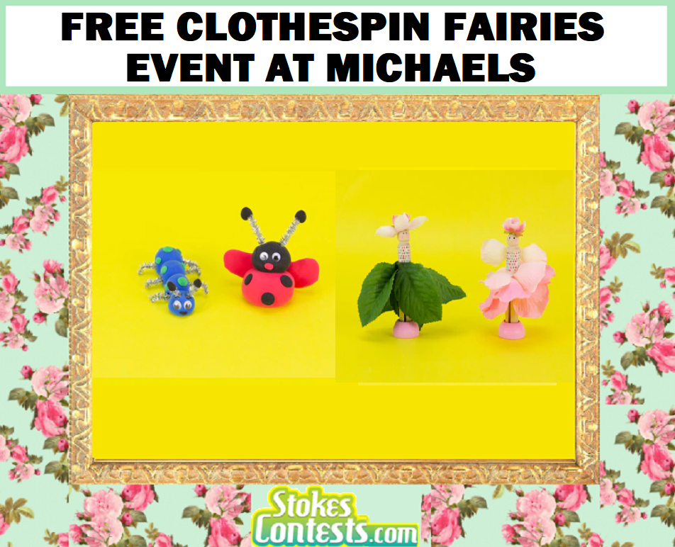 Image FREE ClothesPin Fairies Event @Michaels