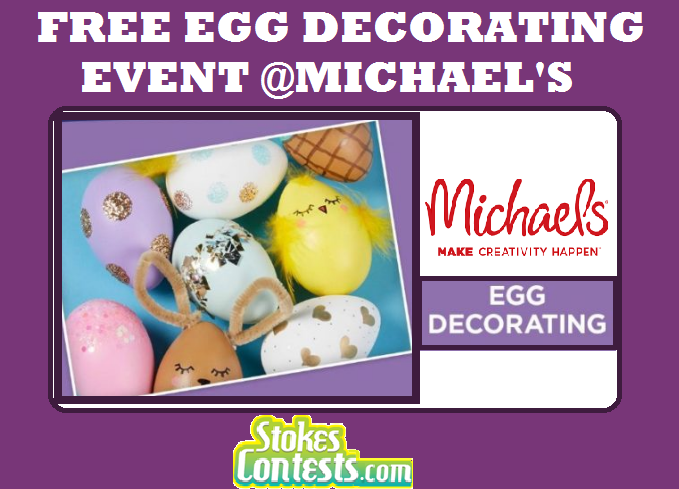Image FREE Egg Decorating Event @Michael's Canada
