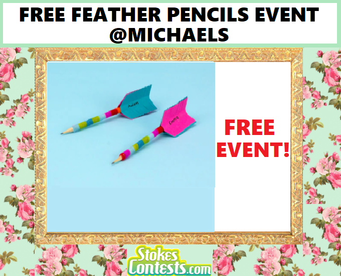 Image FREE Feather Pencils Event @Michaels