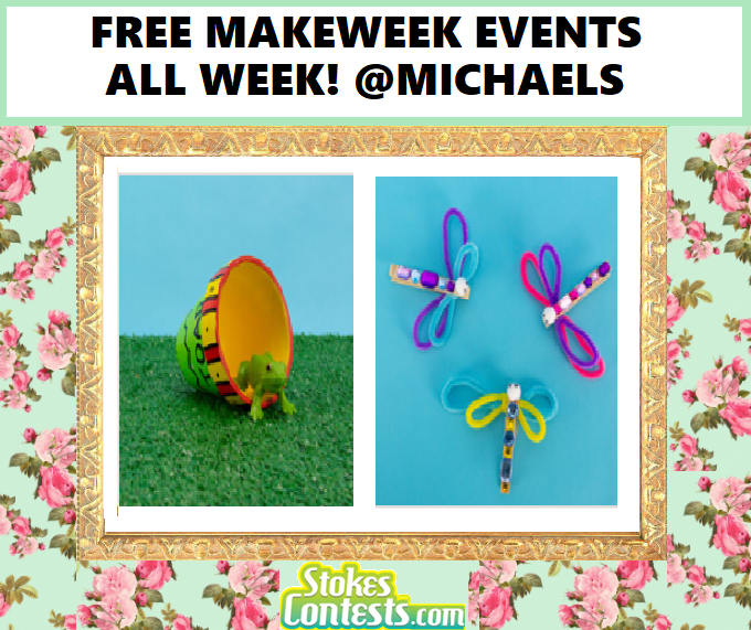 Image FREE Family MakeWeek Events ALL WEEK! at Michaels