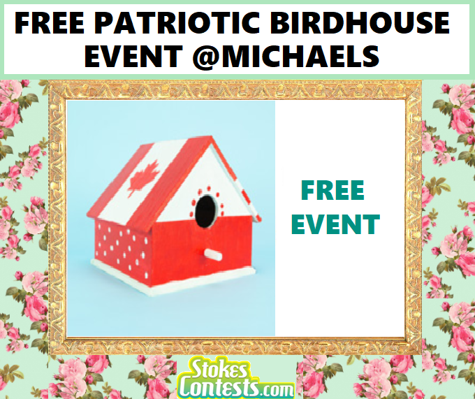 Image FREE Patriotic Birdhouse Event @Michaels