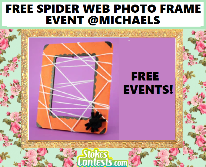 Image FREE Spider Web Frame & Monster Bash Slime @Michaels