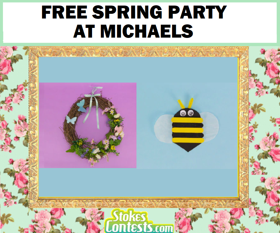 Image FREE Spring Garden Party at Michaels