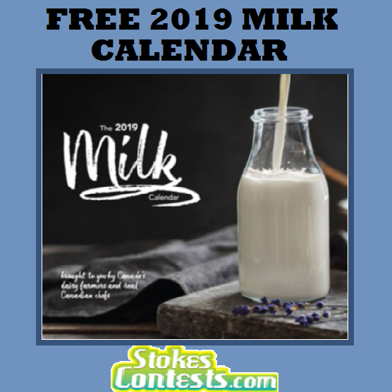 Image FREE 2019 Milk Calendar