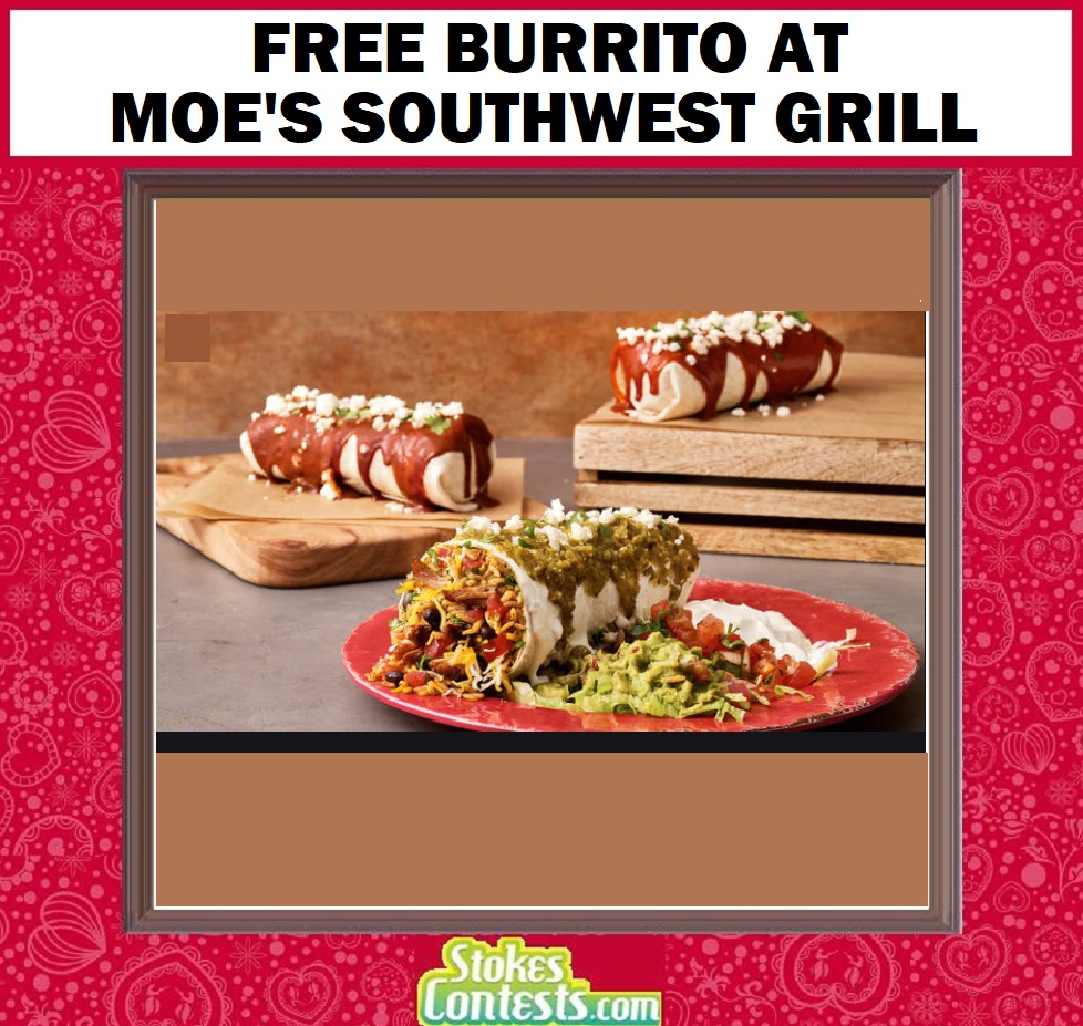 Image FREE Burrito on Your Birthday at Moe's Southwest Grill