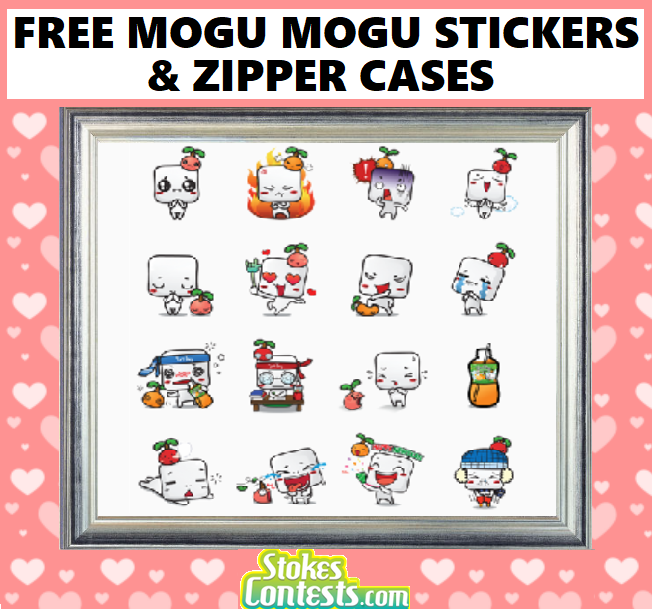 Image FREE Mogu Mogu Stickers & Zipper Cases