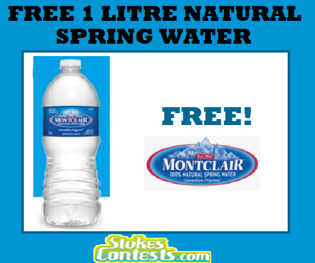 Image FREE 1 Litre Natural Spring Water