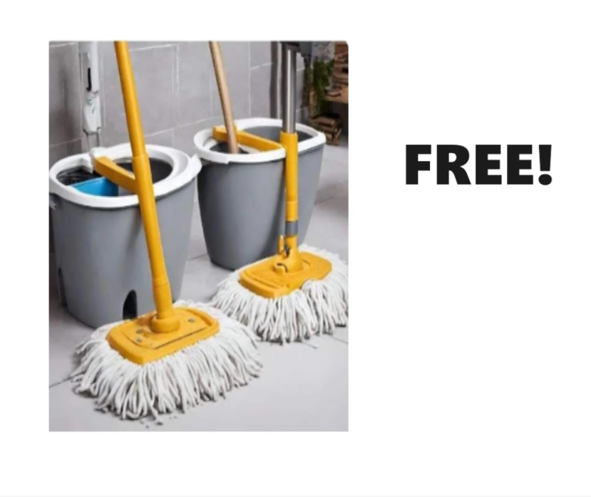 Image FREE Mop That Separates Clean & Dirty Water