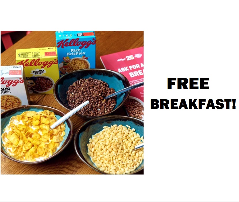Image FREE Kellogg’s Breakfast at Morrisons