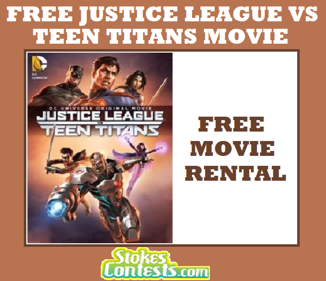 Image FREE Justice League vs Teen Titans Movie Rental