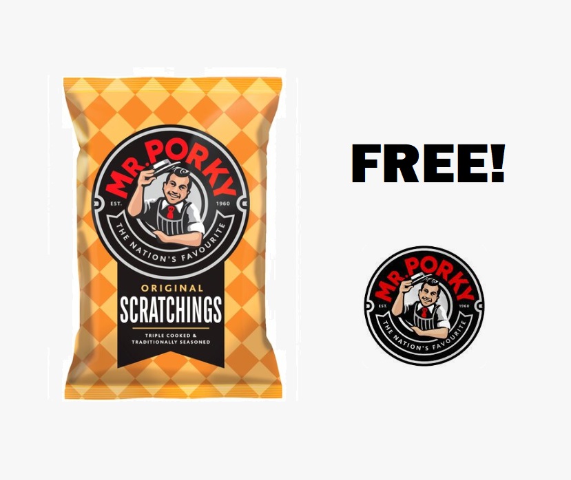 Image FREE Bag of Mr. Porky Pork Scratchings