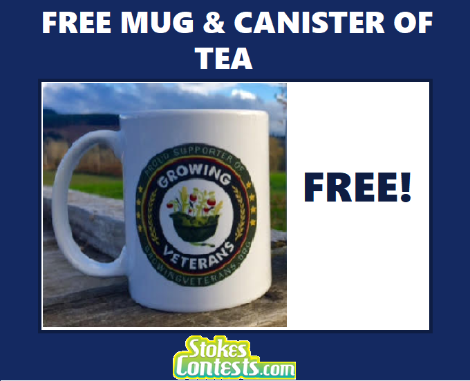 Image FREE Growing Veterans MUG and Canister of Tea 