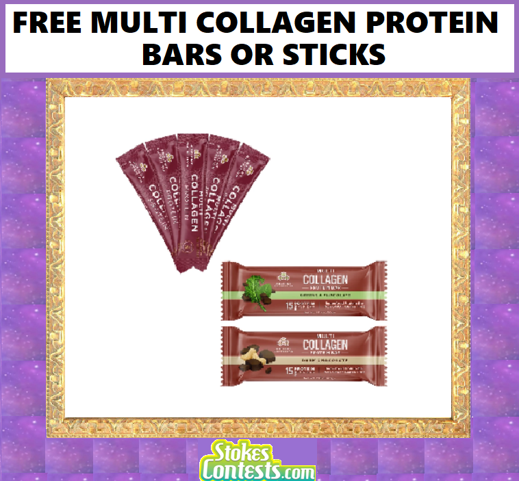 Image FREE Multi Collagen Protein Bars or Sticks