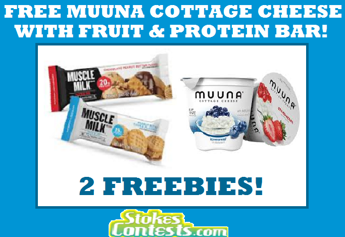 Image FREE Muuna Cottage Cheese with Fruit & FREE Protein Bar! TODAY ONLY!
